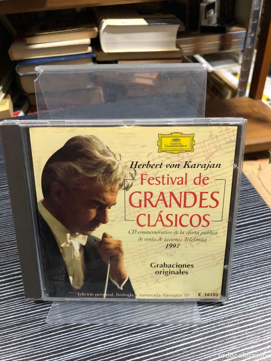 CDs de m&uacute;sica: Festival de Grandes Cl&aacute;sicos (Edici&oacute;n Telef&oacute;nica 1997) Herbert von Karajan (DG)