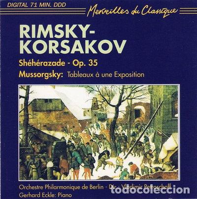 CDs de m&uacute;sica: Sh&eacute;h&eacute;razade / Tableaux d'une exposition- 3306649540189