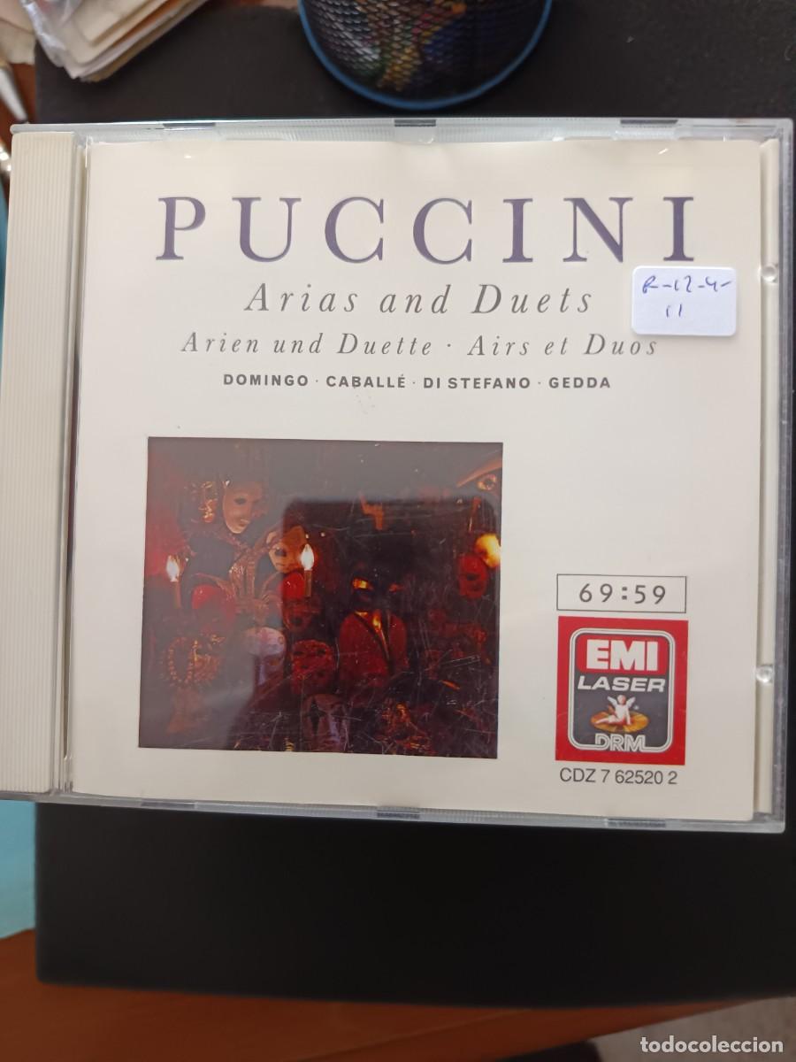 CDs de m&uacute;sica: PUCCINI: ARIAS AND DUETS. DOMINGO, CABALL&Eacute;, DI STEFANO, GEDDA