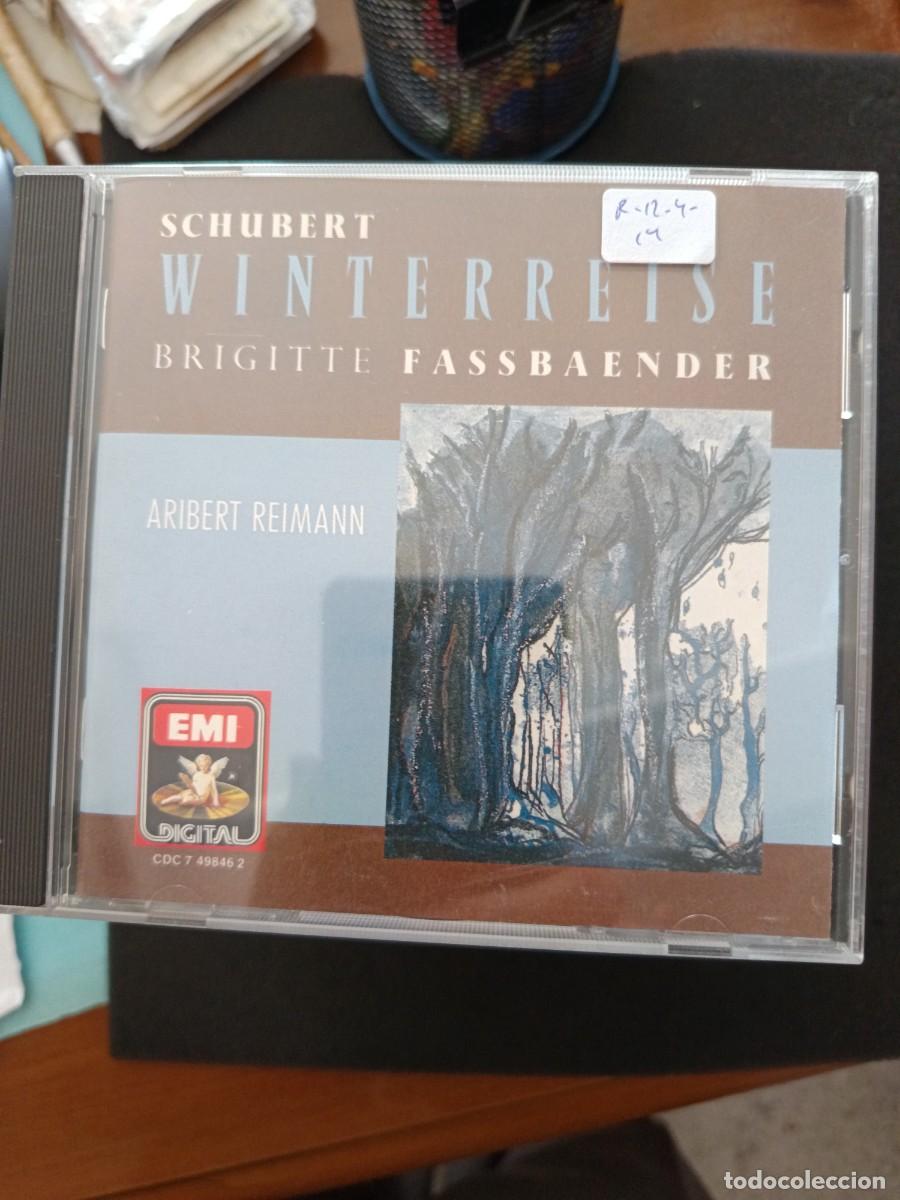 CDs de m&uacute;sica: SCHUBERT: WINTERREISE. INT&Eacute;RP: BRIGITTE FASSBAENDER. PIANO: ARIBERT REIMANN