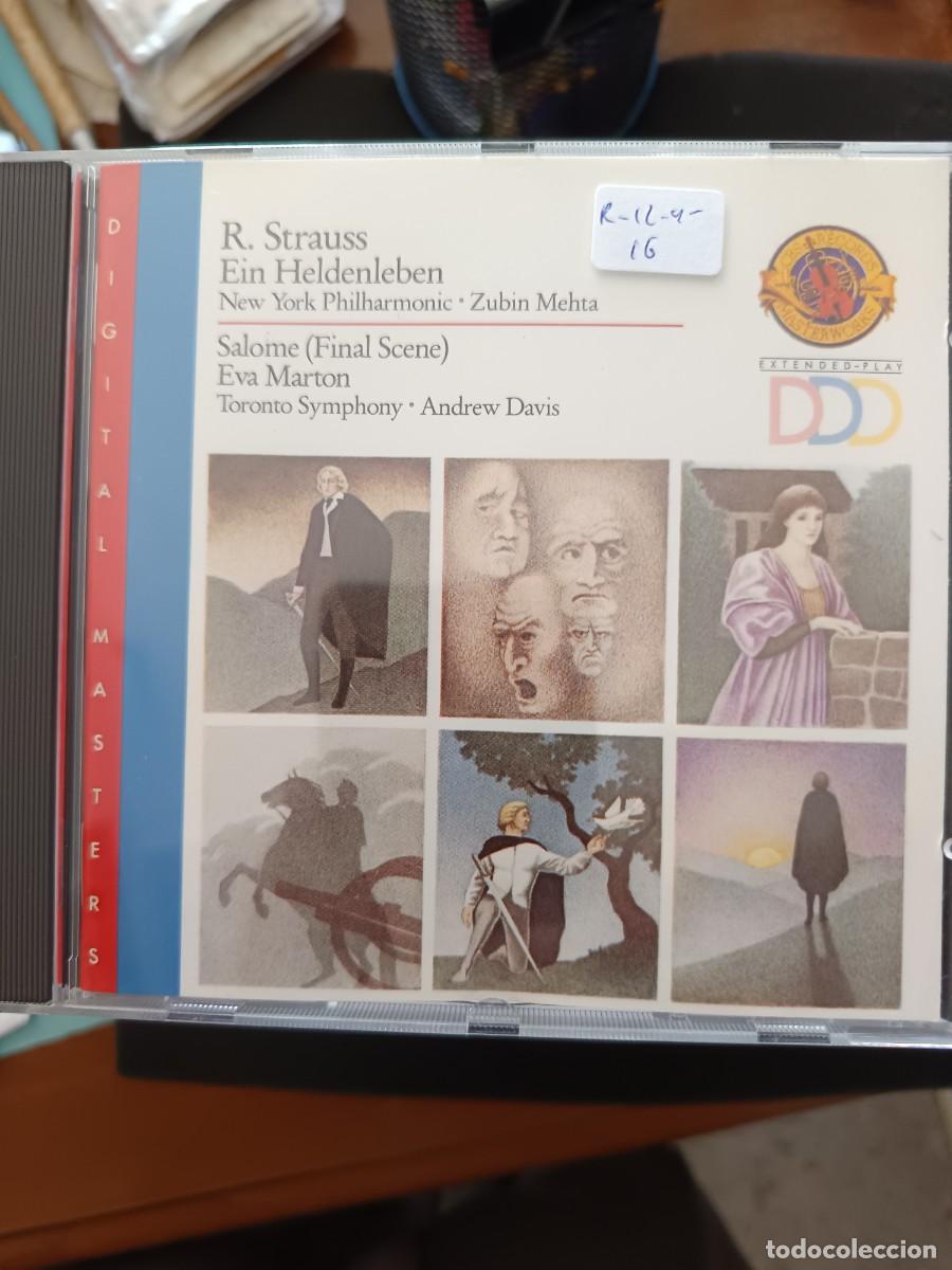 CDs de m&uacute;sica: RICHARD STRAUSS: EIN HELDENLEBEN / SALOME (FINAL SCENE): DIR: ZUBIN MEHTA / ANDREW DAVIS. iNT&Eacute;RP: E