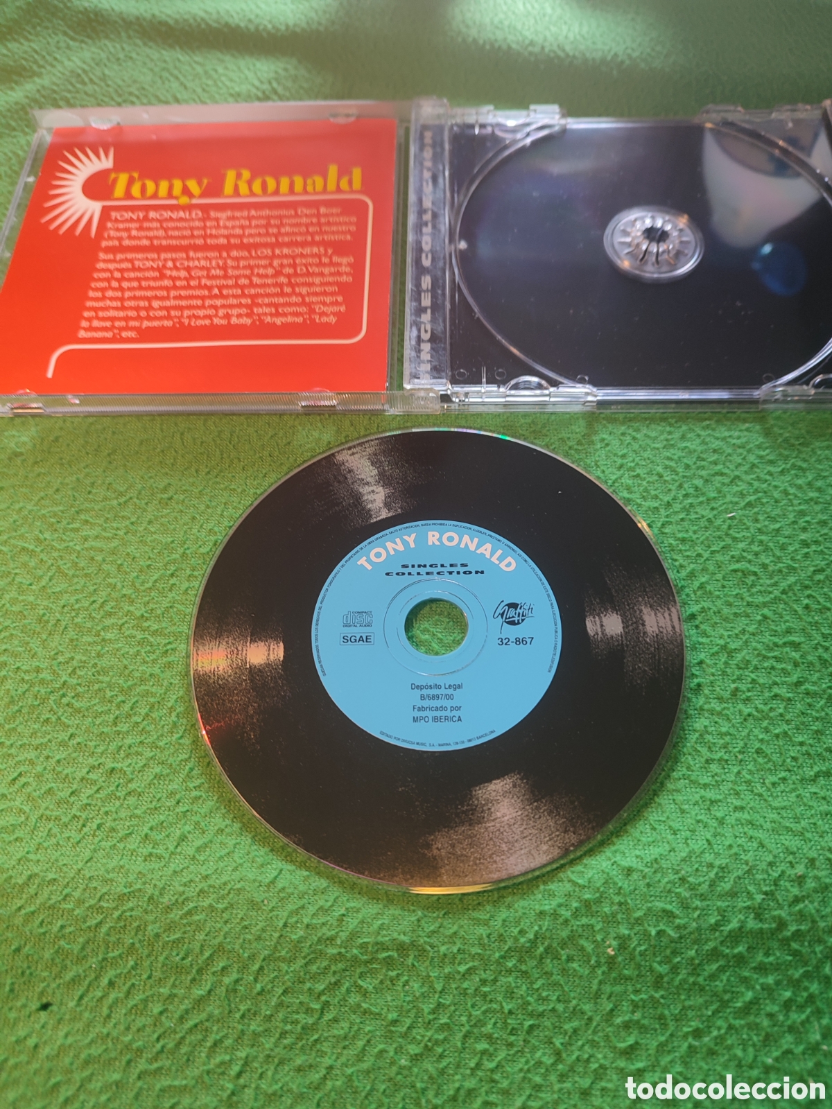 CDs de m&uacute;sica: Tony Ronald - Singles Collection - Foto 2