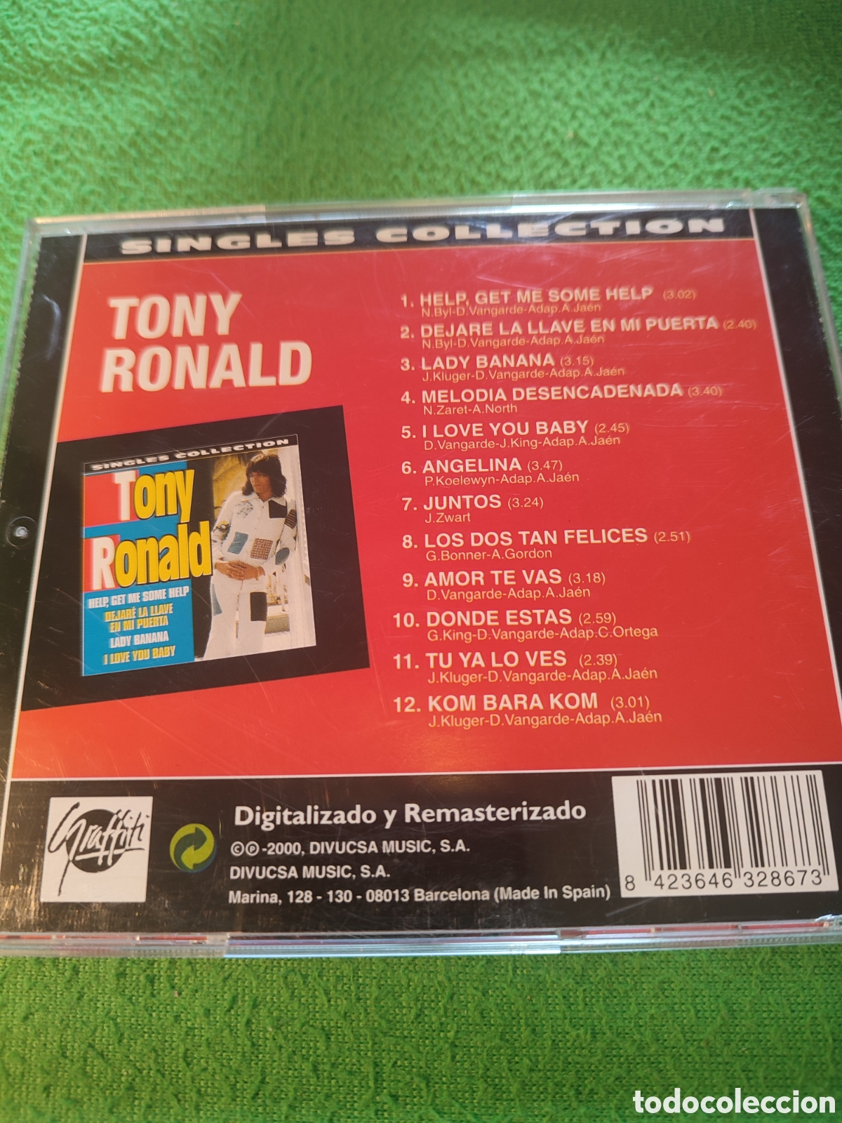 CDs de m&uacute;sica: Tony Ronald - Singles Collection - Foto 3