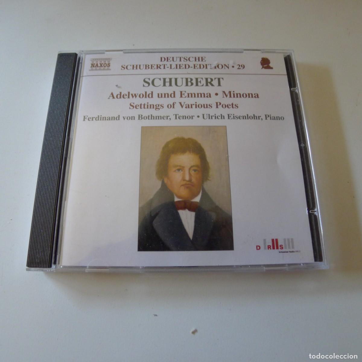 CDs de m&uacute;sica: Franz Schubert - Ferdinand von Bothmer, Ulrich Eisenlohr &lrm;&ndash; Schubert: Settings Of Various Poets CD