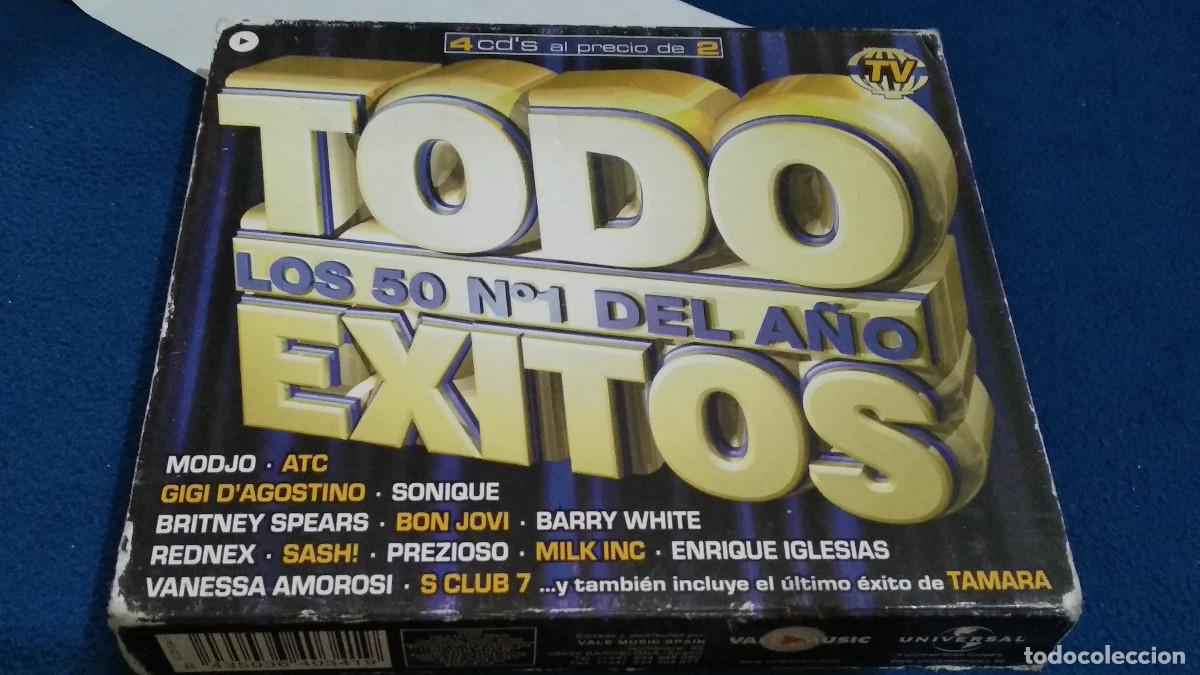 CDs de m&uacute;sica: 4 CD&acute;S - TODO &Eacute;XITOS DEL A&Ntilde;O - LOS 50 N&ordm; 1 DEL A&Ntilde;O 2000 VALE MUSIC - M&Uacute;SICA DANCE