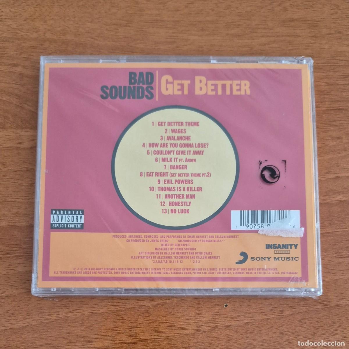 CDs de m&uacute;sica: GET BETTER - BAD SOUNDS (CD NUEVO, PRECINTADO) - Foto 2