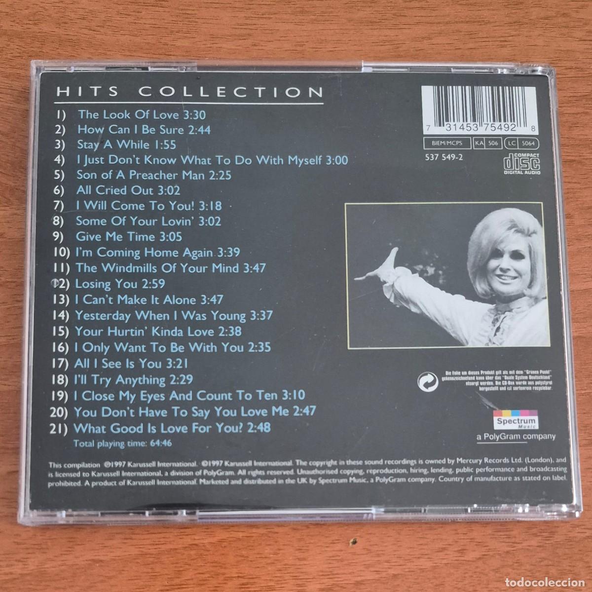 CDs de m&uacute;sica: HITS COLLECTION - DUSTY SPRIGFIELD (CD) - Foto 2