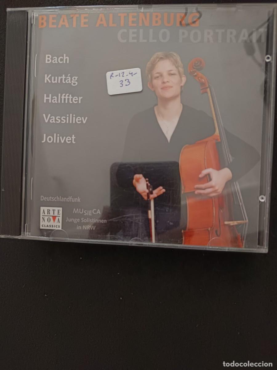 CDs de m&uacute;sica: BEATE ALTENBURG: CELLO PORTRAIT: BACH, KURT&Aacute;G, HALFFTER, VASSILIEV, JOLIVET