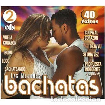CDs de m&uacute;sica: VARIOS ARTISTAS &rdquo;Las mejores BACHATAS&rdquo; (Dos CD&acute;s emblistados con 40 &eacute;xitos)