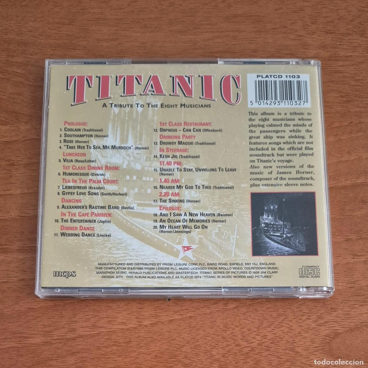 CDs de m&uacute;sica: TITANIC: A TRIBUTE - CD - Foto 2