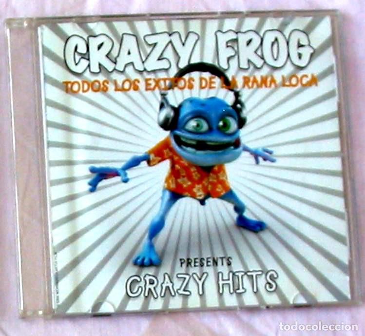 CDs de m&uacute;sica: CRAZY FROG HITS / TODOS LOS &Eacute;XITOS DE LA RANA LOCA - CD EN CAJA FINA - VER DESCRIPCI&Oacute;N Y FOTOS