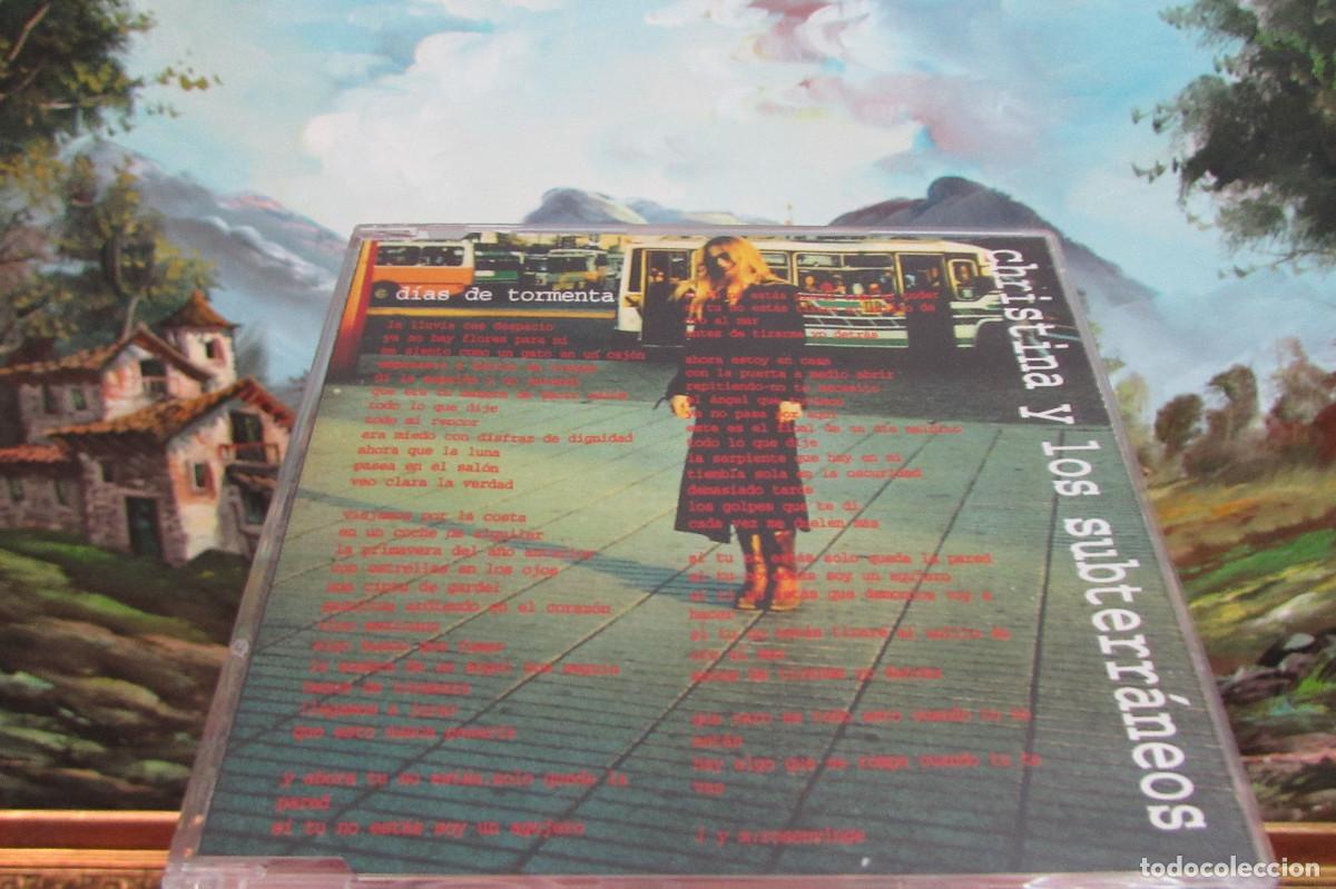 CDs de m&uacute;sica: CRISTINA Y LOS SUBTERRANEOS DIAS DE TORMENTA