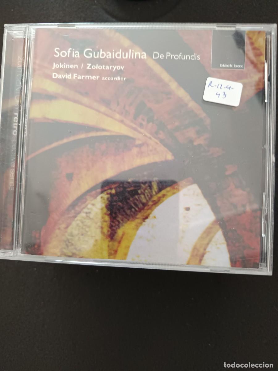 CDs de m&uacute;sica: SOFIA GUBAIDULINA: DE PROFUNDIS / ET EXPECTO. ZOLOTARYOV: CHAMBER SUITE. JONIKEN: ALONE /
