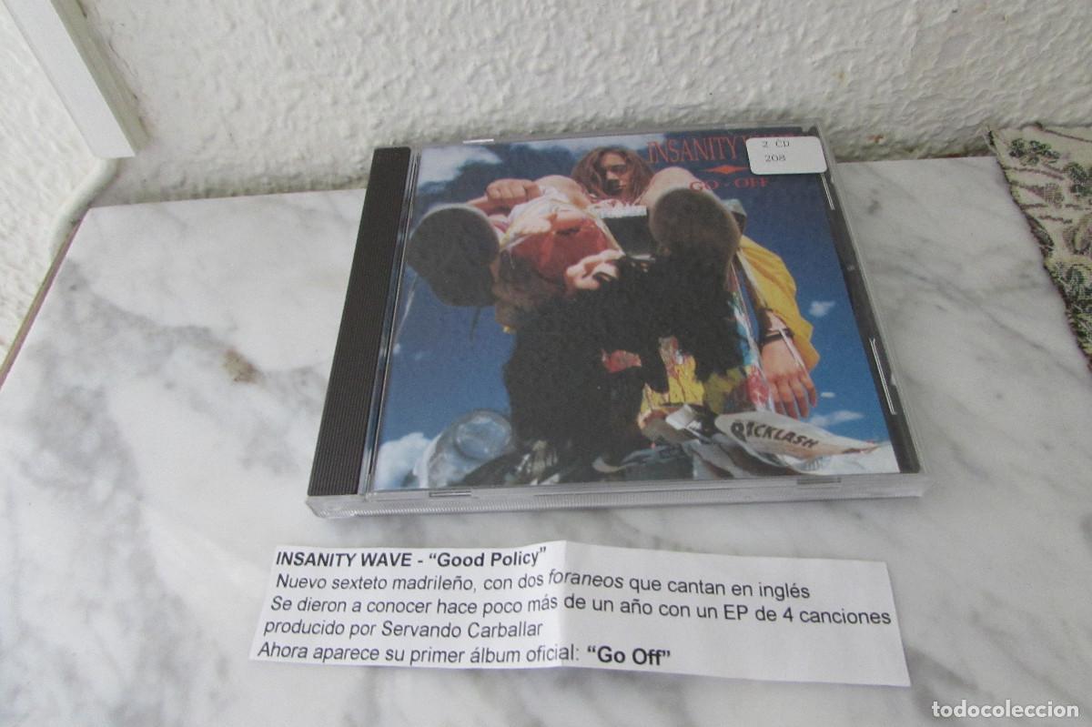 CDs de m&uacute;sica: INSANITY WAVE - GO OFF CD CADENA 100