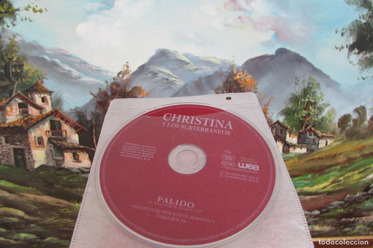 CDs de m&uacute;sica: Christina y los subterr&aacute;neos. P&aacute;lido. Cd promo.