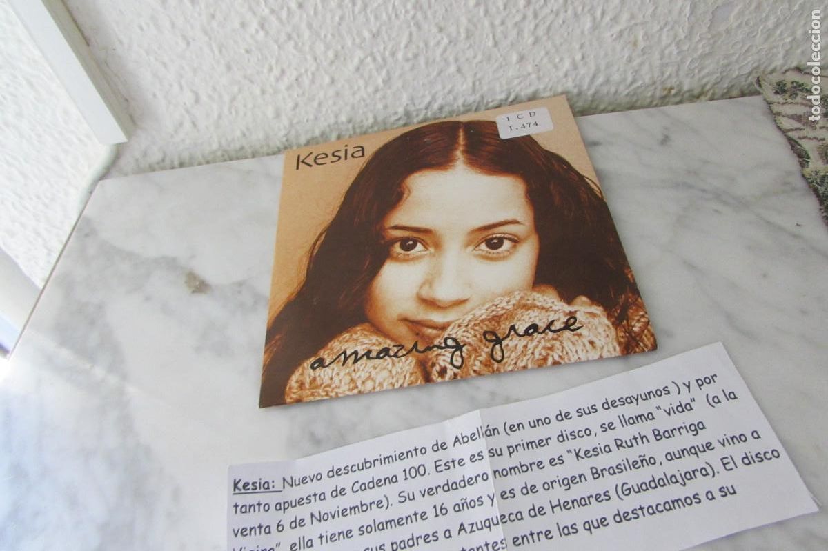 CDs de m&uacute;sica: KESIA-AMAZING GRACE CD SINGLE CADENA 100