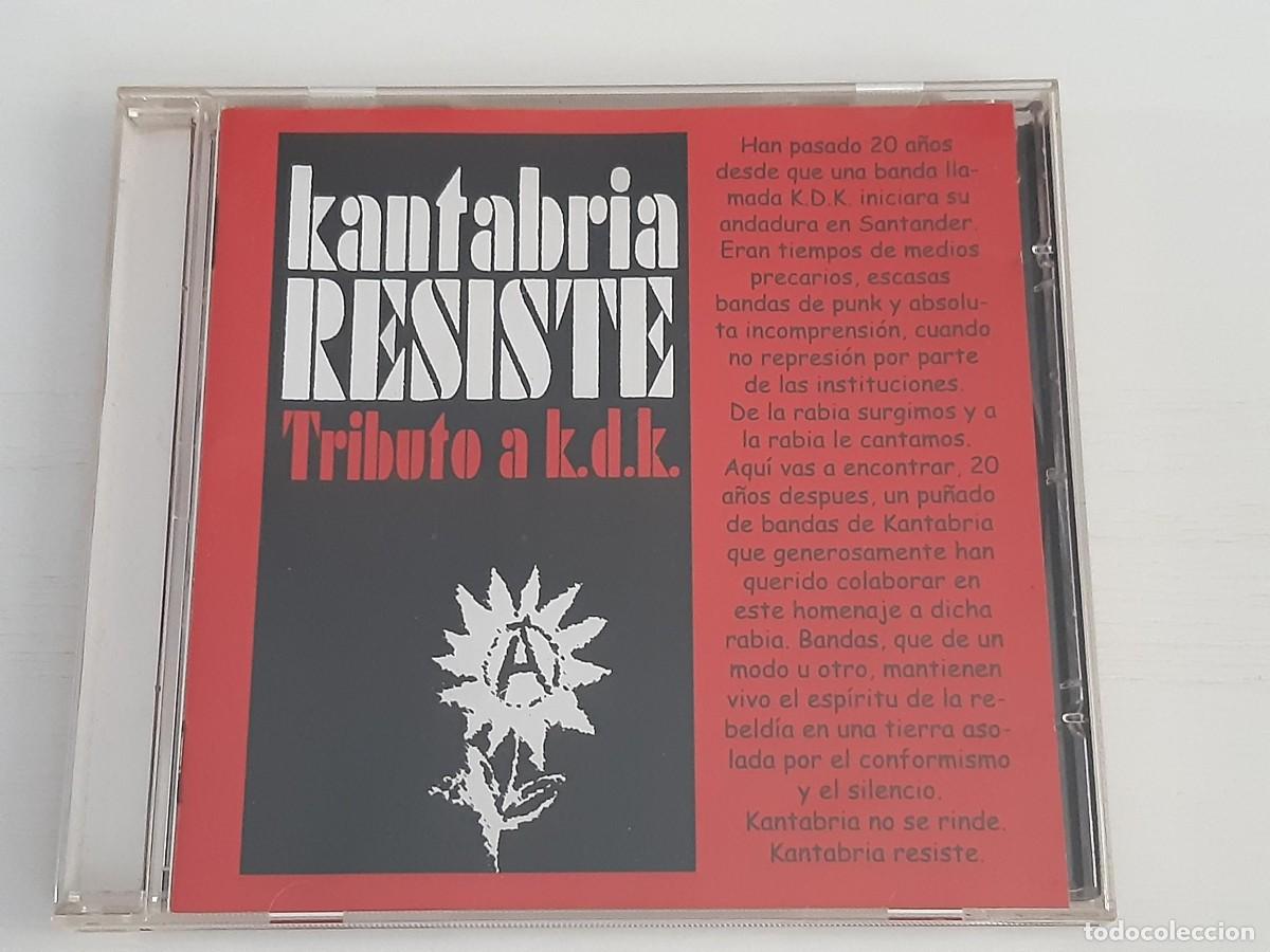 CDs de m&uacute;sica: KANTABRIA RESISTE TRIBUTO A K.D.K CD PUNK CANTABRIA RESISTE CD