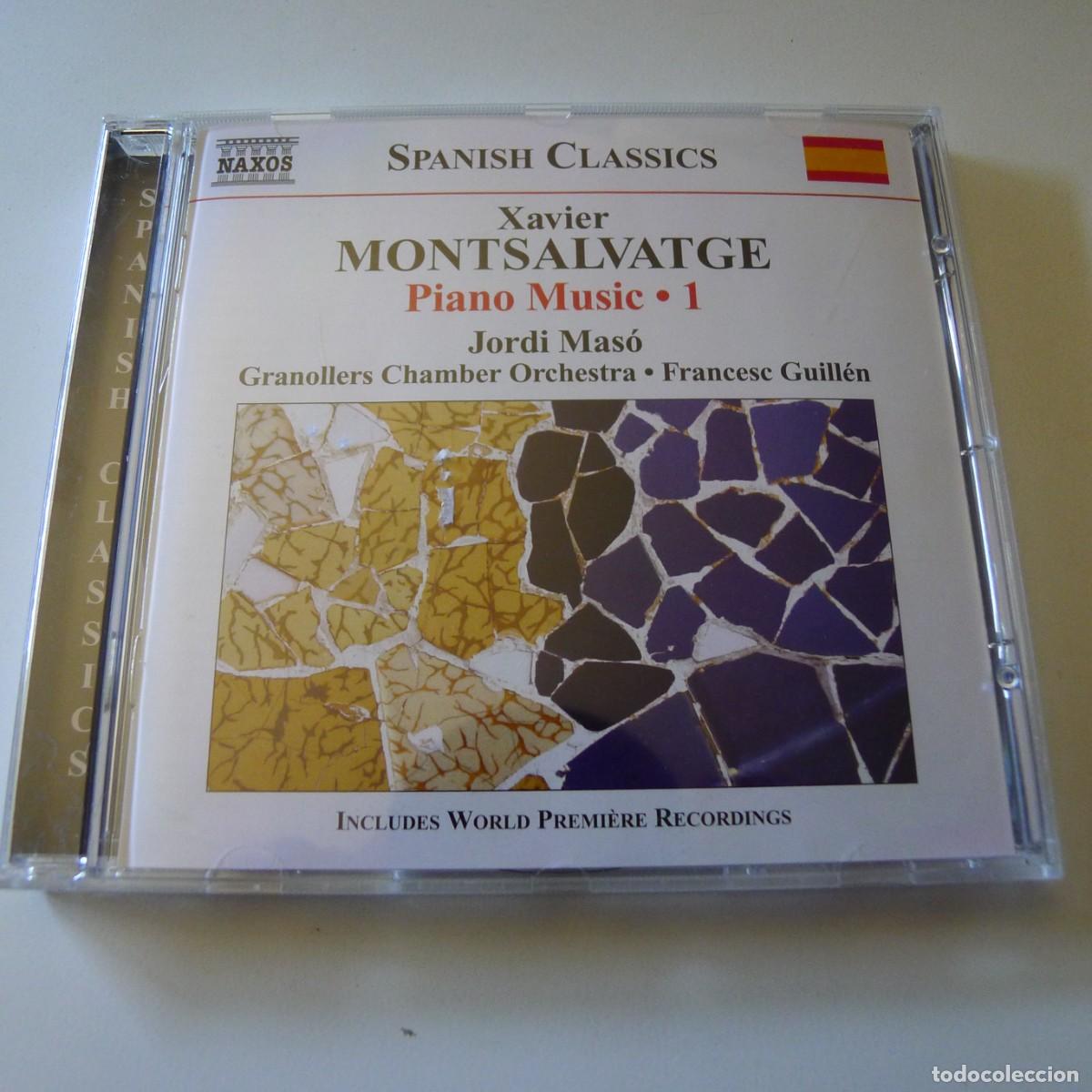 CDs de m&uacute;sica: Xavier Montsalvatge, Jordi Mas&oacute;, Granollers Chamber Orchestra Francesc Guill&eacute;n &ndash; Piano Music CD