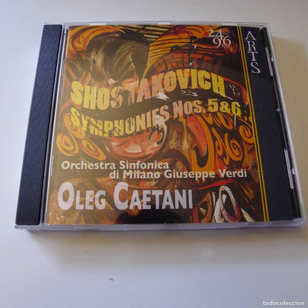 CDs de m&uacute;sica: Dmitri Shostakovich / Orchestra Di Milano Giuseppe Verdi, Oleg Caetani &ndash; Symphonies Nos. 5 & 6 CD