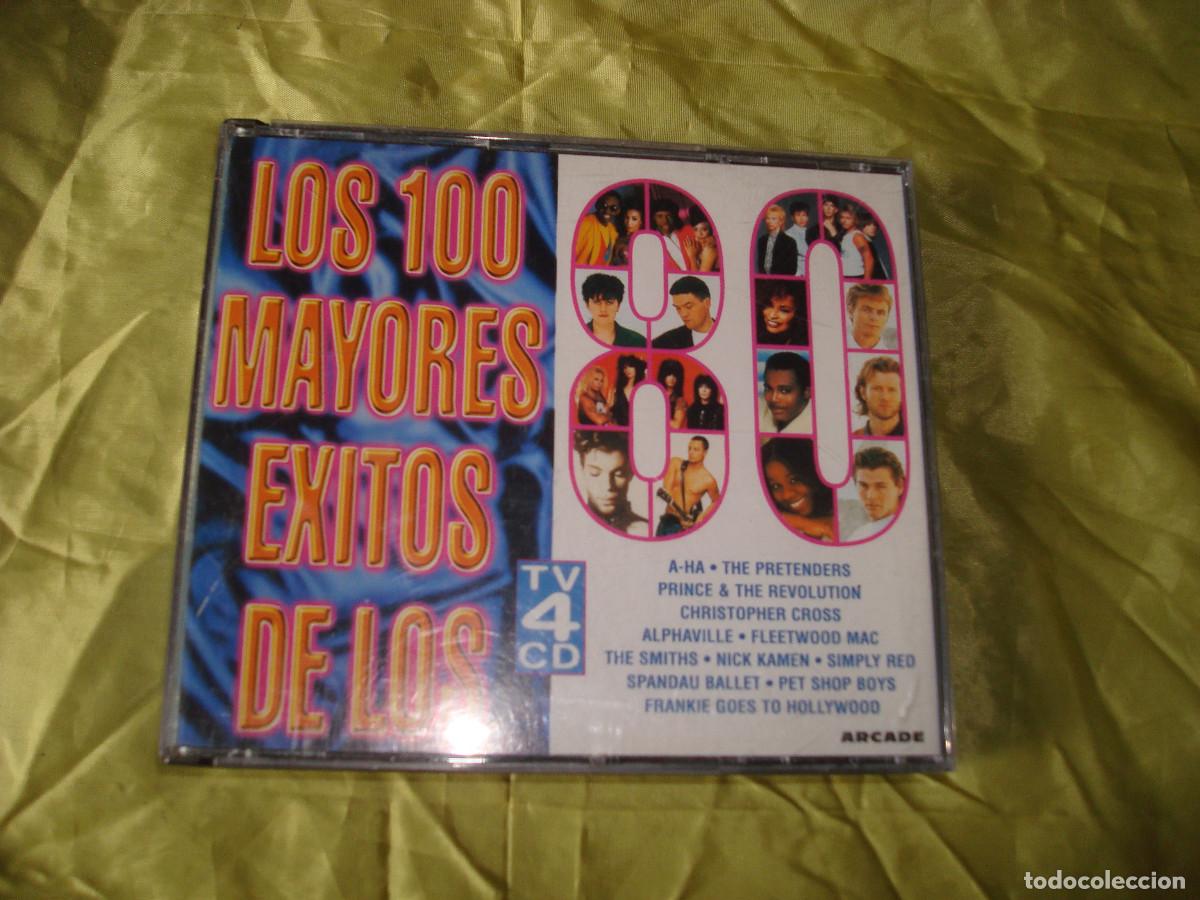 CDs de m&uacute;sica: LOS 100 MAYORES EXITOS DE LOS 80. 4 CD&acute;S. (#)