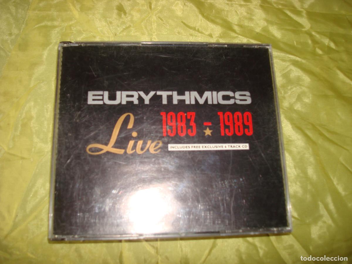 CDs de m&uacute;sica: EURYTHMICS. LIVE 1983-1989. 3 CD&acute;S. LIMITED EDITION. IMPECABLE (#)