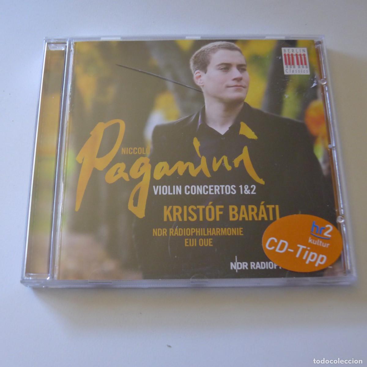 CDs de m&uacute;sica: Niccol&ograve; Paganini, Krist&oacute;f Bar&aacute;ti, NDR Radiophilharmonie, Eiji Oue &ndash; Violin Concertos 1&2 CD