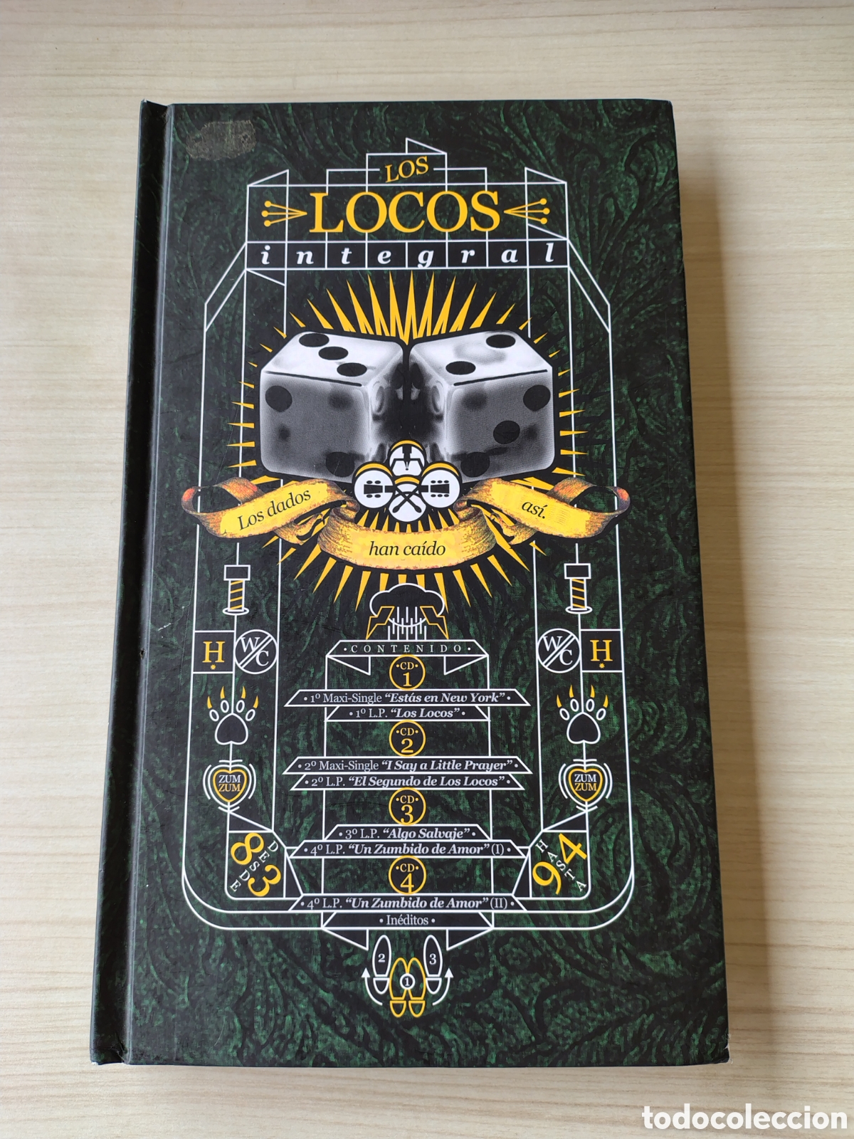 CDs de m&uacute;sica: LOS LOCOS Integral 4CD BOX + LIBRO 70 PAGINAS ( 2008 RHINO SPAIN ) NUMERADA 1028/4000