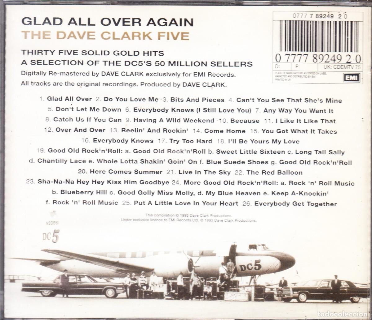 CDs de m&uacute;sica: THE DAVE CLARK FIVE. GREATEST HITS. CD. - Foto 2