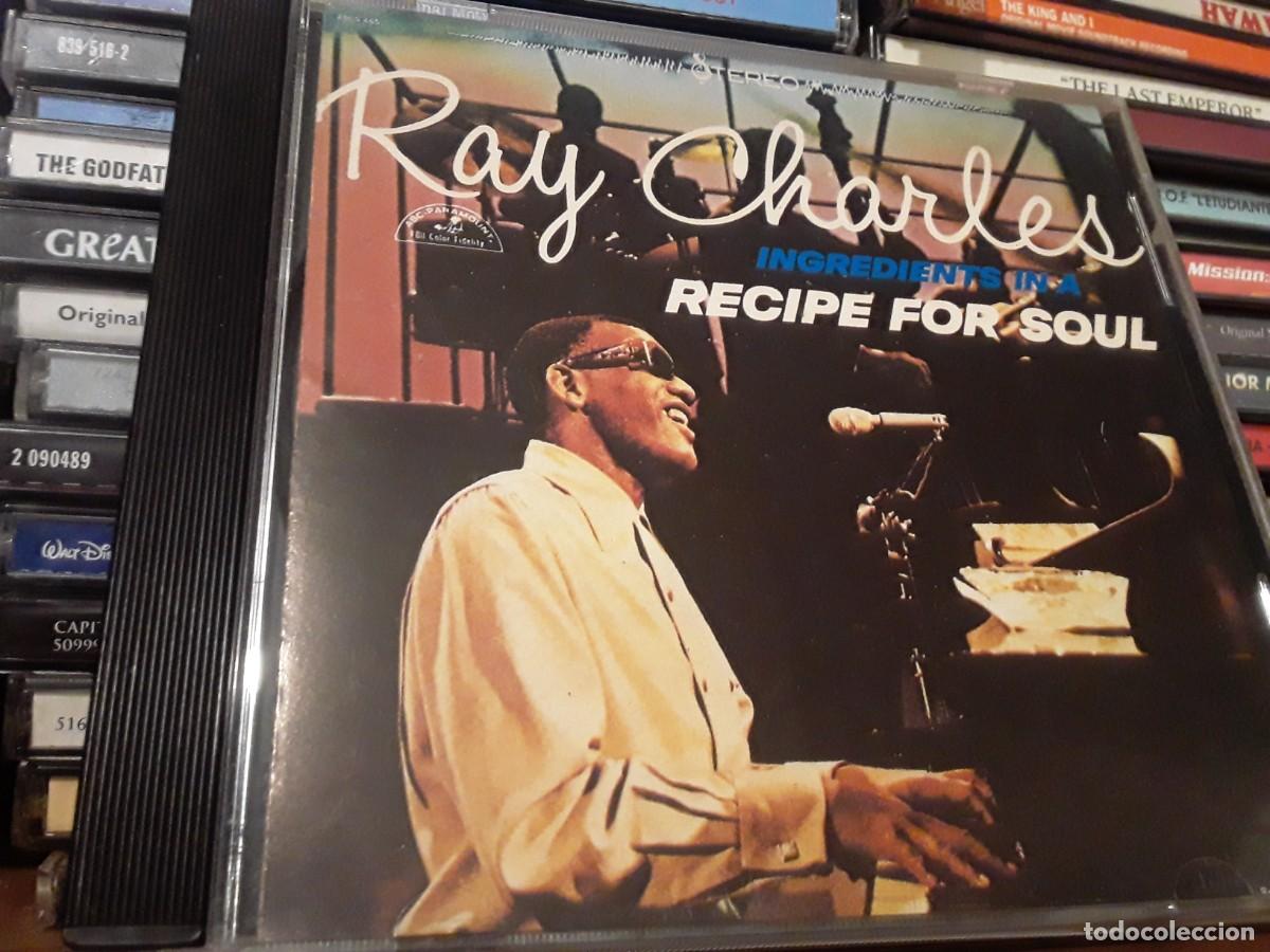 CDs de m&uacute;sica: Ray Charles &ndash; Ingredients In A Recipe For Soul - cd edic. brasil 1990