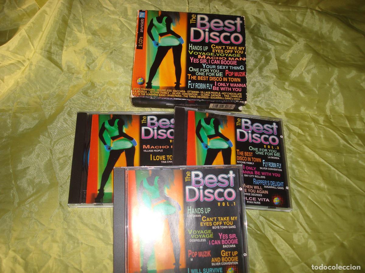 CDs de m&uacute;sica: THE BEST DISCO. CAJA CON 3 CD&acute;S. IMPECABLE - Foto 1