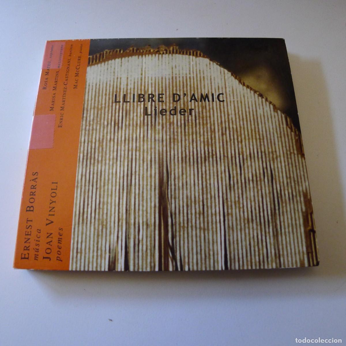 CDs de m&uacute;sica: Ernest Borras, Rosa Mateu, Marisa Martins, Mac McClure &ndash; Llibre d'amic CD digipack