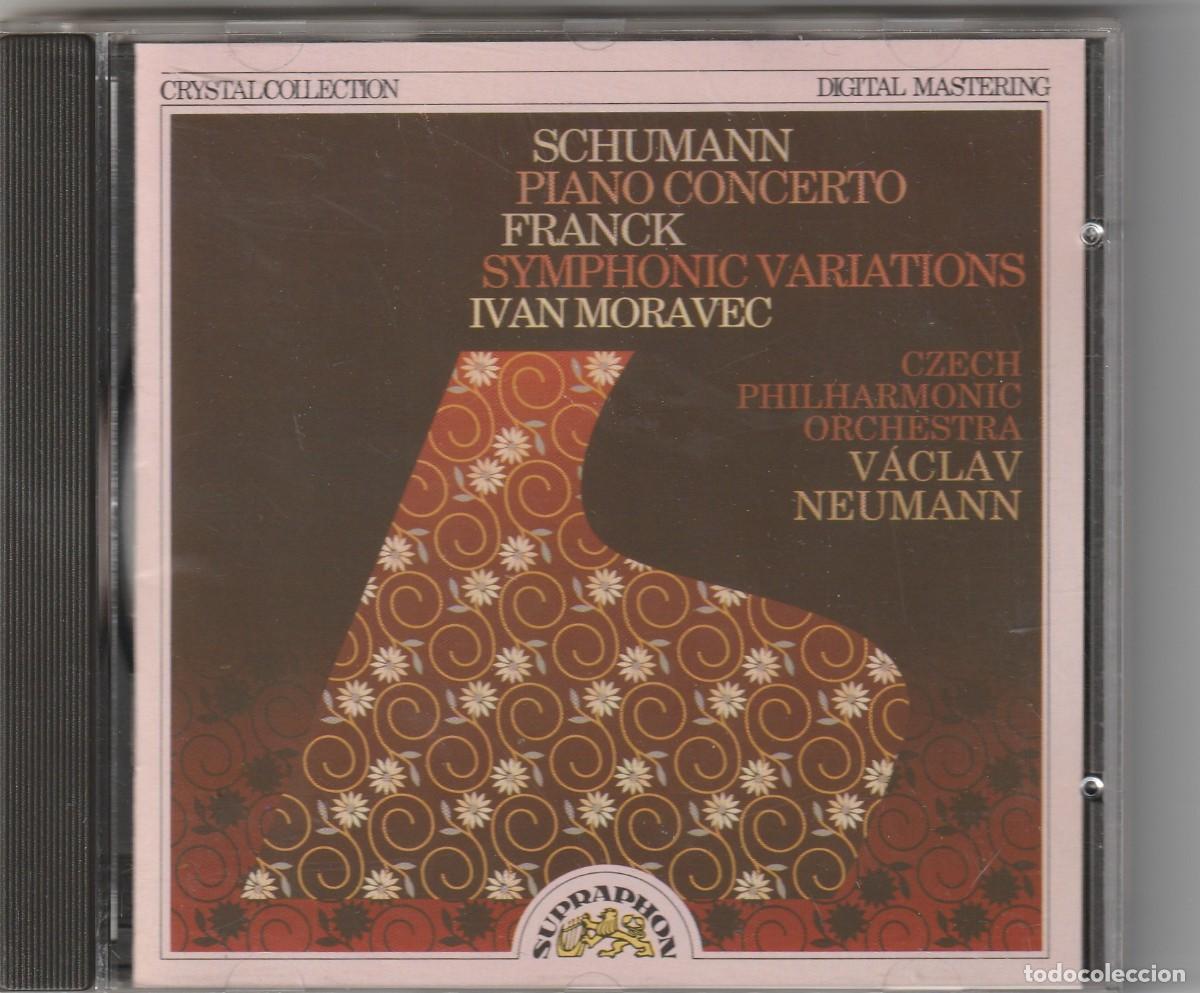 CDs de m&uacute;sica: SCHUMANN - PIANO CONCERTO &middot; FRANCK - SYMPHONIC VARIATIONS (CD SUPRAPHON 1988) IVAN MORAVEC