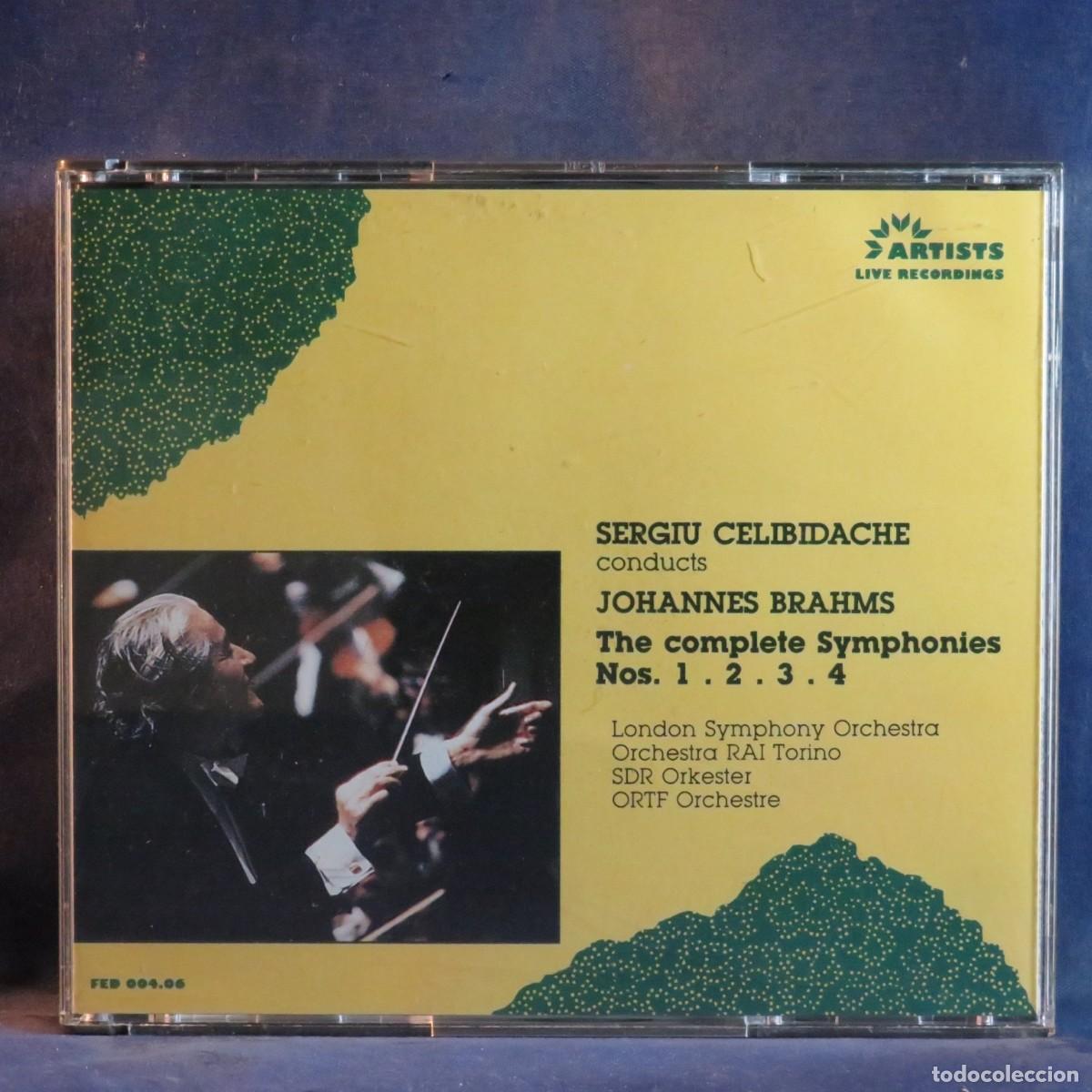 CDs de m&uacute;sica: SERGIU CELIBIDACHE - THE COMPLETE SYMPHONIES N&ordm; 1, 2 3 Y 4 - 3 CD