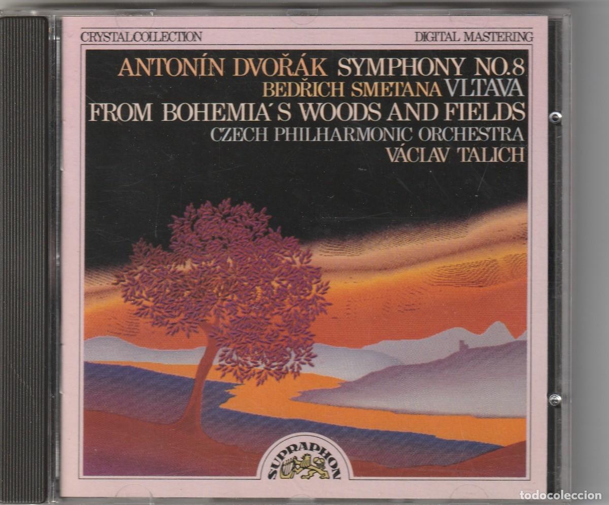 CDs de m&uacute;sica: DVORAK - SYMPHONY NO.8 &middot; SMETANA - VLTAVA (CD SUPRAPHON 1988) VACLAV TALICH