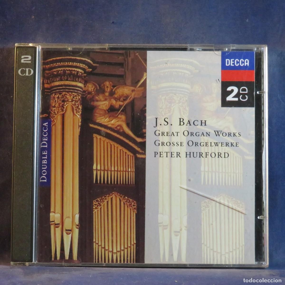 CDs de m&uacute;sica: J. S. BACH - PETER HURFORD &ndash; GREAT ORGAN WORKS - 2 CD