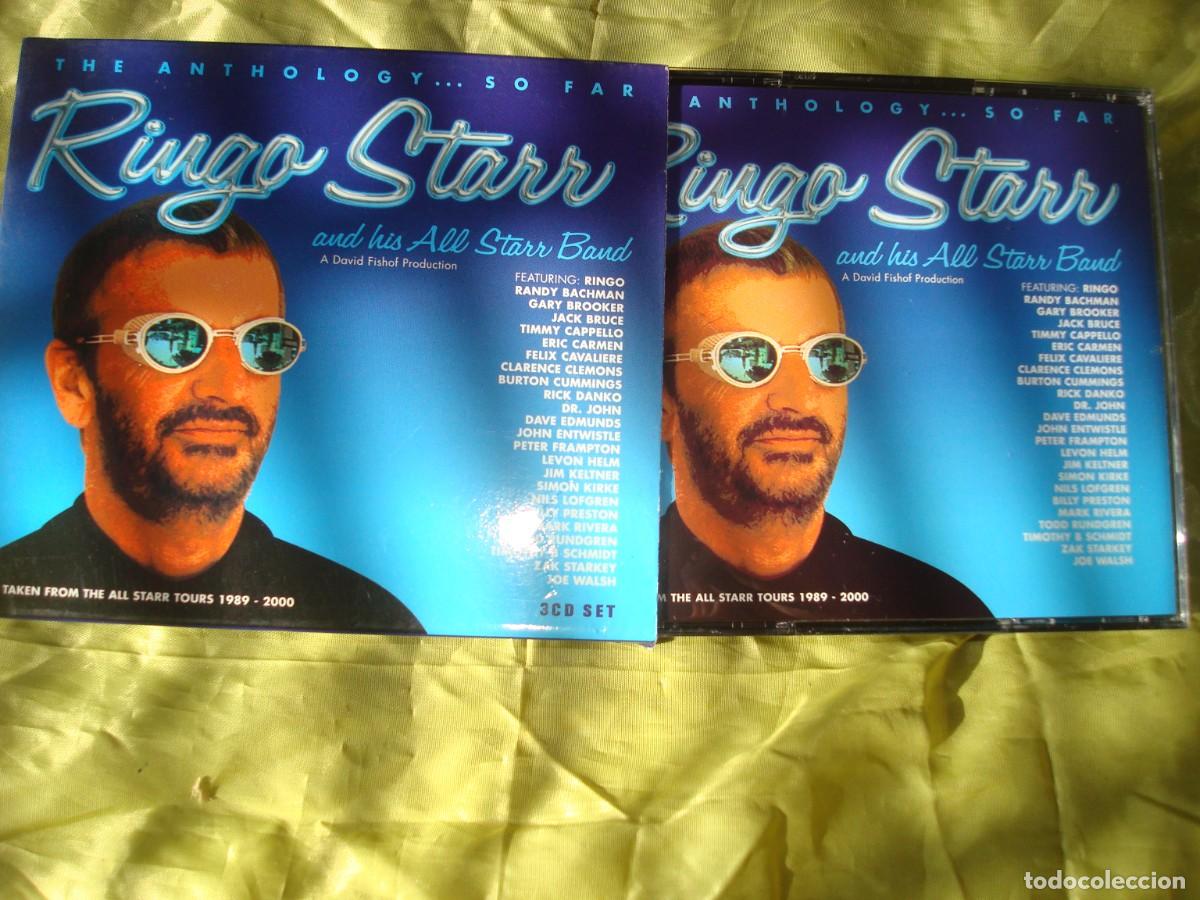 CDs de m&uacute;sica: RINGO STARR AND HIS ALL STARR BAND. THE ANTHOLOGY..SO FAR. CAJA CON 3 CD&acute;S. IMPECABLE(#)