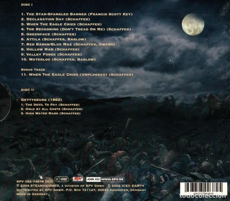 CDs de m&uacute;sica: [DOBLE CD]. ICED EARTH. THE GLORIOUS BURDEN. DIGIPACK. - Foto 4