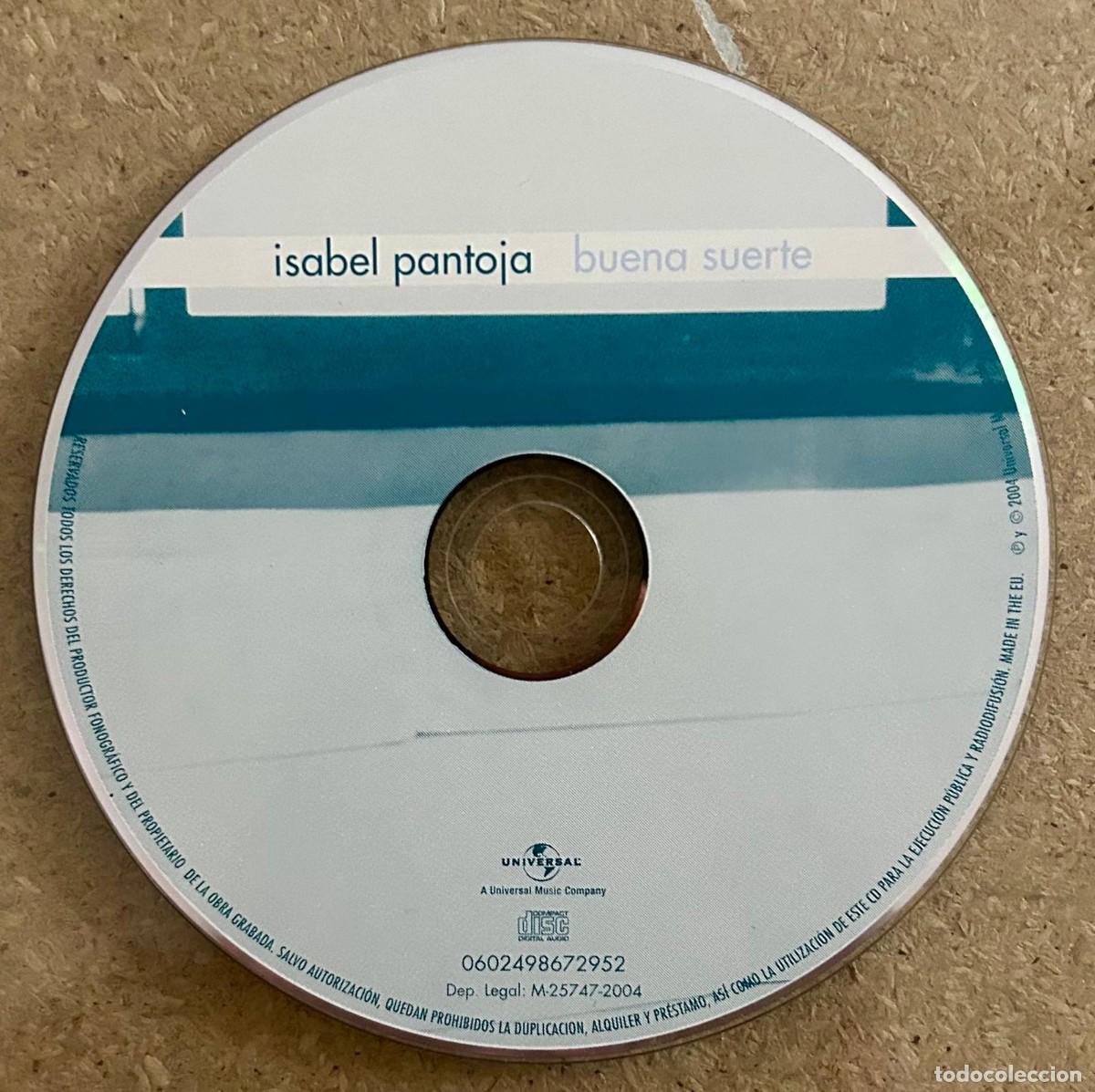 CDs de m&uacute;sica: ISABEL PANTOJA - SOLO CD SIN CAR&Aacute;TULA