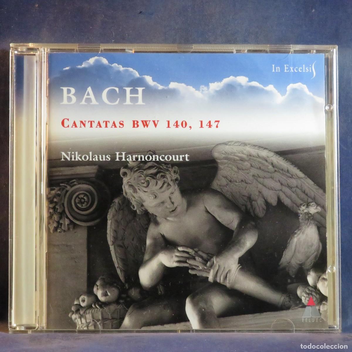 CDs de m&uacute;sica: JOHANN SEBASTIAN BACH, NIKOLAUS HARNONCOURT &ndash; CANTATAS BWV 140, 147 - CD