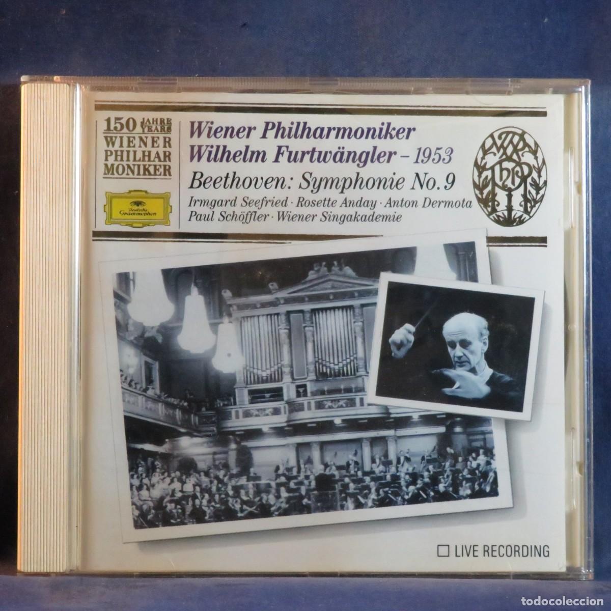 CDs de m&uacute;sica: WIENER PHILHARMONIKER, WILHELM FURTW&Auml;NGLER &ndash; 1953 &ndash; BEETHOVEN &ndash; SYMPHONIE NO. 9 - CD