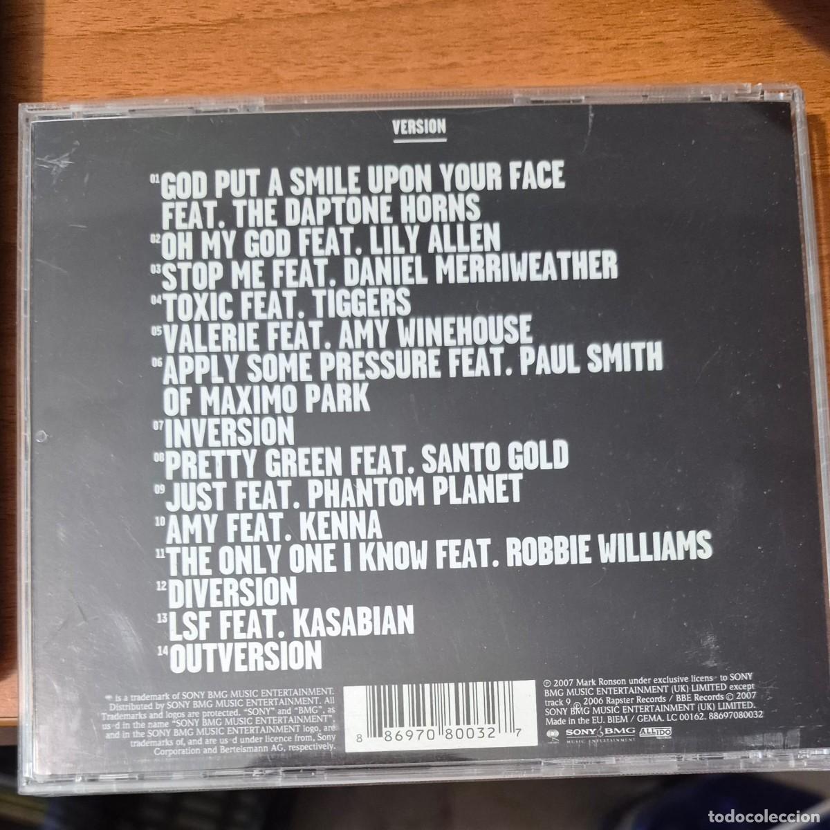 CDs de m&uacute;sica: MARK RONSON VERSION - CD - Foto 2