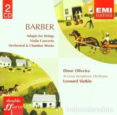 CDs de m&uacute;sica: Adagio for Strings / Violin Concerto / Orchestral & Chamber Works- 0724357428729