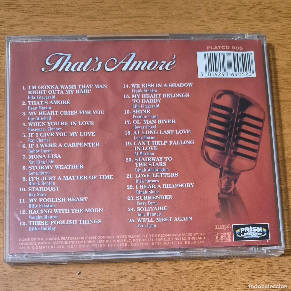 CDs de m&uacute;sica: THATS AMOR&Eacute;: 25 MAGIC MEMORIES - CD - Foto 2