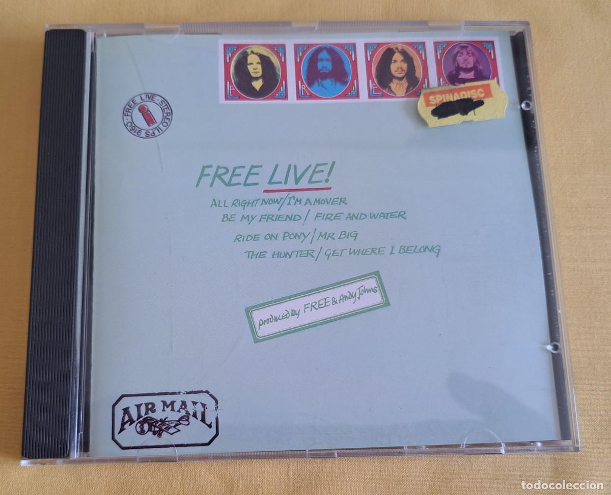 CDs de m&uacute;sica: FREE - LIVE - Island Records &ndash; CID 9160 - UK 1987