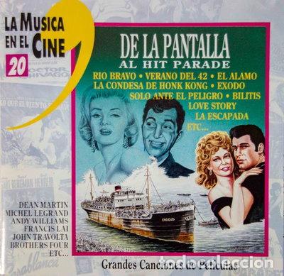 CDs de m&uacute;sica: De la pantalla al hit parade vol. 20 (Grandes canciones de pel&iacute;culas)- 8423646310203