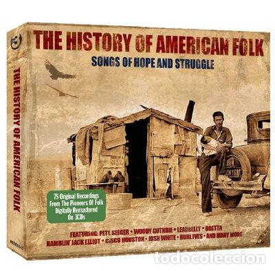 CDs de m&uacute;sica: The History of American Folk: Songs of Hope and Struggle- 5060143490439