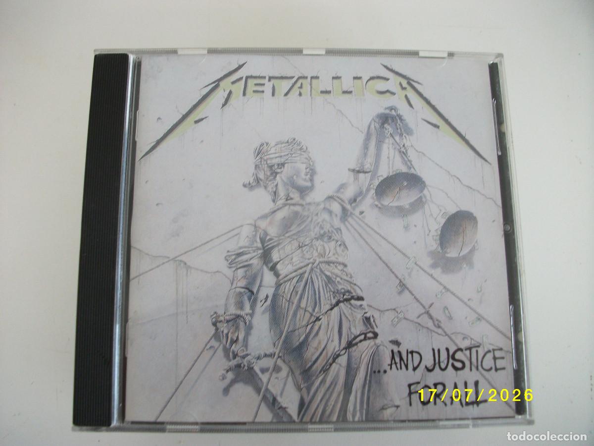 CDs de m&uacute;sica: CD METALLICA AND JUSTICE FOR ALL