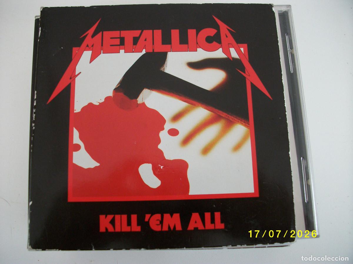 CDs de m&uacute;sica: CD Metallica Kill 'Em All Vertigo 1989 Thrash muy buen estado