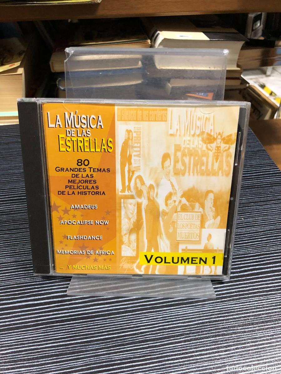 CDs de m&uacute;sica: La M&uacute;sica de las Estrellas - Vol. 1 Recopilatorio de BSOs (Amadeus, Flashdance, etc.)