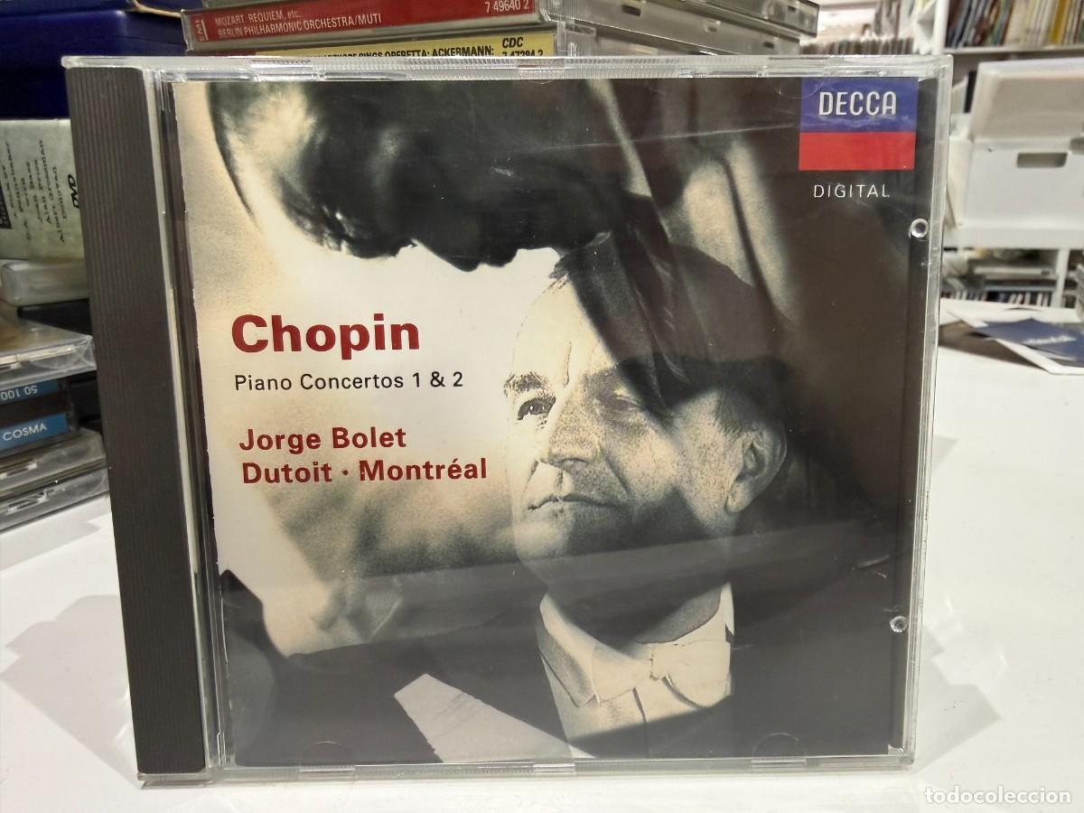 CDs de m&uacute;sica: Chopin - Jorge Bolet, Charles Dutoit - Piano Concertos 1 & 2 (CD)
